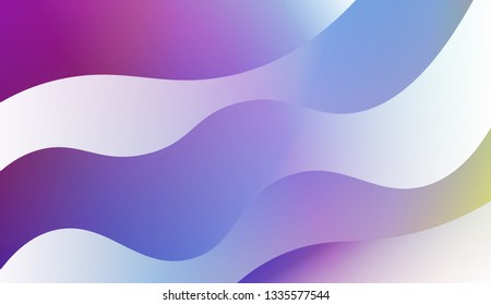 Abstract and bright realistic background with stylish smooth gradient colors. Flow wave shapes composition. Vector design layout for banners presentations, flyers, posters and invitations. Gradient.