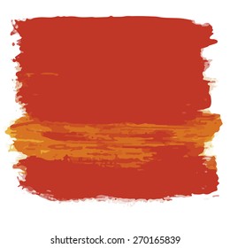 Abstract bright red blot for your message. Vector illustration