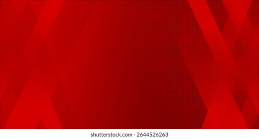 Abstract bright red futuristic design, energy technology concept background. Overlapping squares with overlay line pattern. On bright red background. Eps10