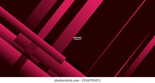 Abstract bright red gradient background with modern rectangle concept. Illustration for presentation design, banner, flyer, poster, brochure and business card.