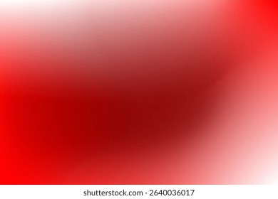 Abstract bright red gradient background transitioning smoothly to soft white edges