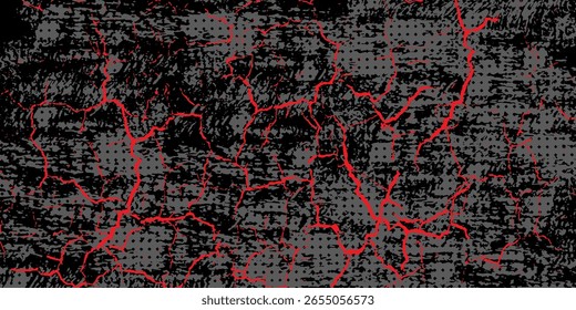 Textura roja brillante Abstractas del grunge en el fondo negro.eps 10