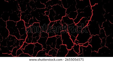 Abstract Bright Red Grunge Texture In Black Background.eps 10