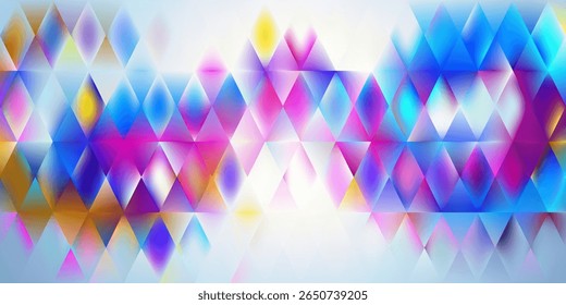 Abstract bright rhomb background. Rhombus bg. Pastel purple pink poster design. Geometric shape art decoration. Gradient tile texture. Mosaic pattern cover. Vector Illustration, EPS 10.