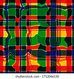 Abstract bright seamless pattern. Design element for banner, wrapping paper, wallpaper or fabric. Vector illustration.