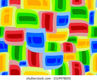 Abstract bright seamless pattern. EPS10 vector illustration.