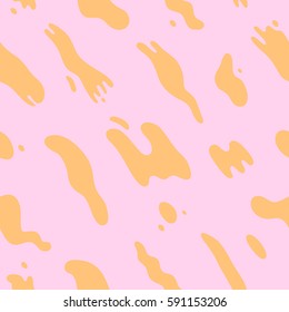 Abstract bright seamless pattern. Geometric Memphis design style print. Modern design vector pattern.