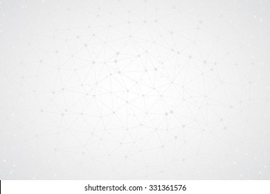 Abstract bright simple tech vector background. Connection structure. Polygonal vector wallpaper. Abstract science background