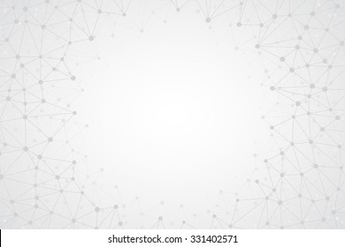 Abstract bright simple tech vector background. Connection structure. Polygonal vector abstract wallpaper. Abstract technology shapes. Vector science background