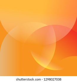 Diseño claro y suave, con líneas curvadas en color naranja en un estilo suave y dinámico. Ilustración del vector