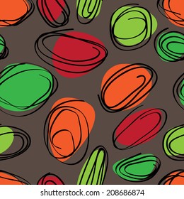 Abstract bright spots on a background
