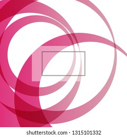 Abstract bright technology circles vector background
