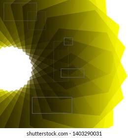 Abstract bright technology circles vector background