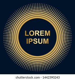 Abstract bright technology circles vector background