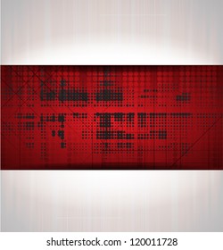 Abstract bright technology dynamic fade banner background