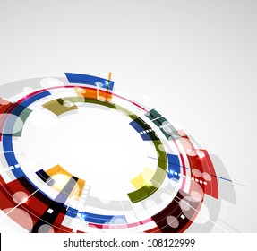 Abstract bright technology editable dynamic background