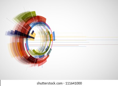 Abstract bright technology editable dynamic background