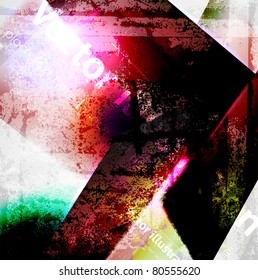 abstract bright technology vector background