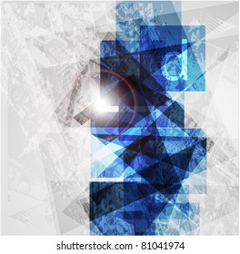 abstract bright technology vector background. For design.