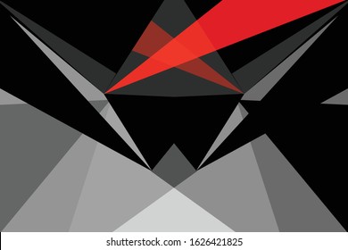 Abstract bright unusual background with geometric intersections