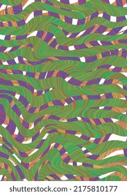 Abstract bright vector acid pattern sixties hippie geometric aesthetic style y2k retro