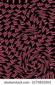 Abstract bright vector acid pattern sixties hippie geometric aesthetic style y2k retro