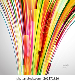 Abstract bright vector background.