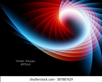 abstract bright vector background with copy space. Eps10