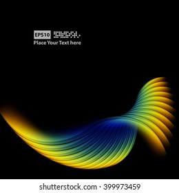 abstract bright vector background with copy space. Eps10