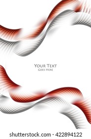 abstract bright vector background with copy space. Colorful wavy design. Eps10