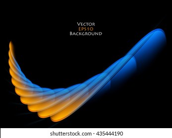 abstract bright vector background with copy space. Eps10