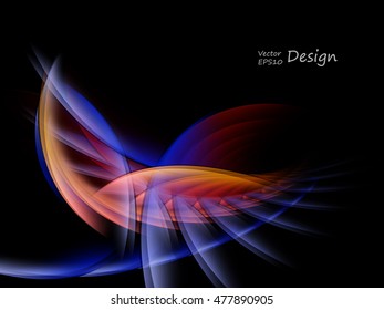 abstract bright vector background with copy space. Eps10