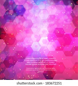 Abstract bright vector illustration. Party theme