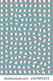 Abstract bright vector pattern sixties hippie aesthetic style y2k retro