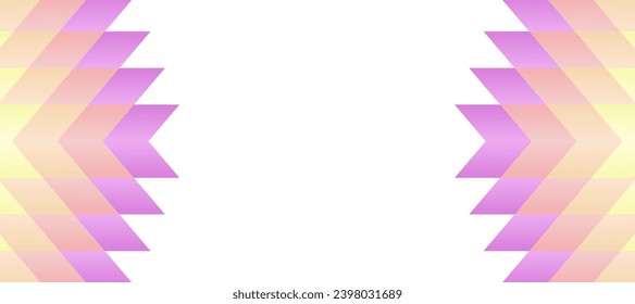 abstract bright violet chevron mosaic banner background