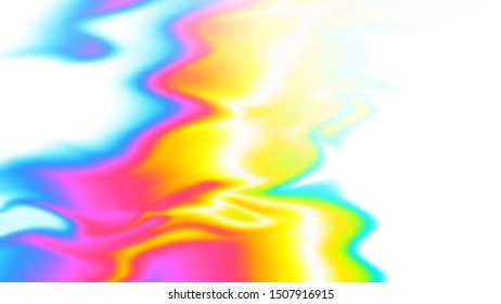 Abstract bright wallpaper. Rainbow multicolor illustration. Romantic background with place for text, copy space. Not trace, include mesh gradient. Vector EPS10
