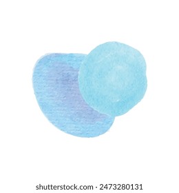 Abstract bright watercolor stain isolated Watercolor hand drawn.