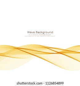 Abstract bright wave stylish background design