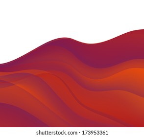 Abstract bright wavy background