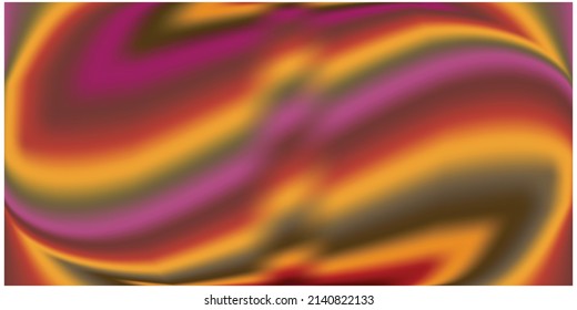 Abstract bright wavy background for banner, flyer, poster, cover. Vector illustration. Rainbow smooth soft waves illustration for advertising, marketing or presentation.
