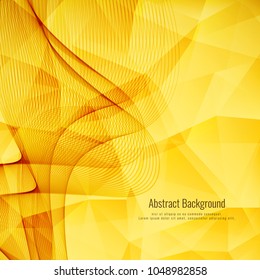 Abstract bright wavy polygonal background