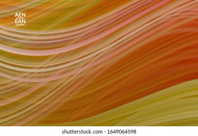 Abstract bright wavy wallpaper. Colorful fluid waves of blurred motion light effect. Futuristic technology computer data communication concept. Neon ray shimmering texture.