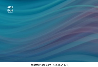 Abstract bright wavy wallpaper. Colorful fluid waves of blurred motion light effect. Futuristic technology computer data communication concept. Neon ray shimmering texture.