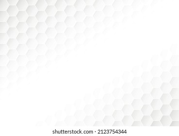 Abstract bright white background. Abstract paper Hexagon white Background ,light and shadow ,Vector
