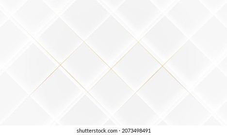 Abstrakter, hellweißer, luxuriöser Hintergrund mit glänzenden goldenen Linien. Modernes, elegantes Linienelement mit diagonalen weißen Lichtern. Lichtgradientenstreifen, Texturvektor. Anzug für Banner, Broschüre