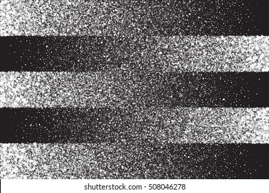Abstract bright white round particles vector background. Snowfall effect. Falling scatter shine tinsel light explosion. 