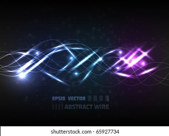 Abstract bright wire background, depicting communication concept.