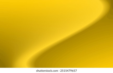 Abstract bright yellow gradient background. Curved blur texture design for digital, banner, web, poster, ads, print, surface, backdrop, header, greeting, invitation