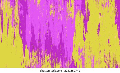 Abstract Bright Yellow Pink Scratch Grunge Texture Background