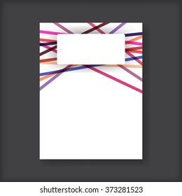 abstract brochure